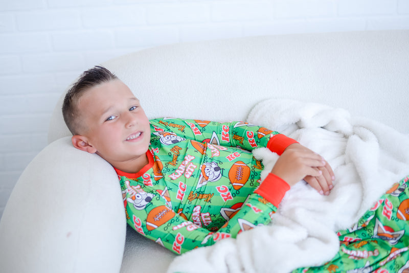 KC Wolf Long Sleeve Pajamas