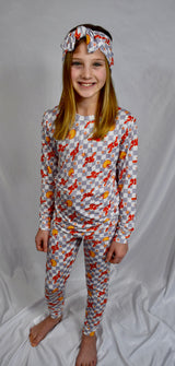 Retro KC Long Sleeve Pajamas