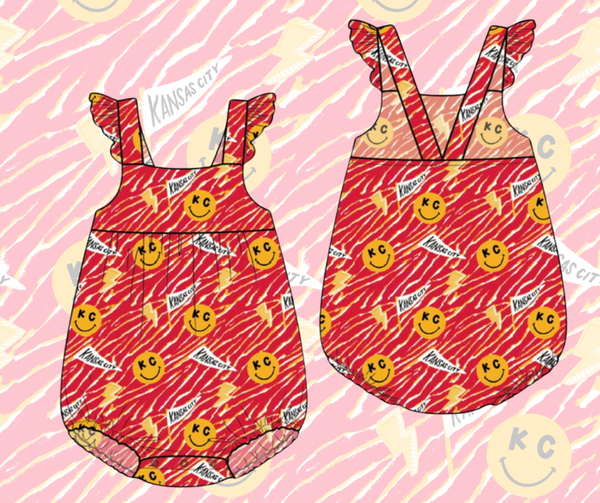 KC Smiley Bubble Romper