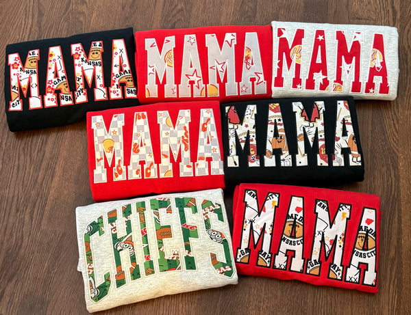 Embroidered Mama Sweatshirts